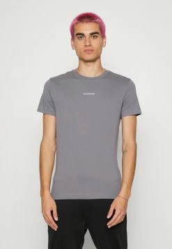 Calvin Klein Jeans MICRO BRANDING ESSENTIAL TEE - T-shirt Basique - Fossil Grey