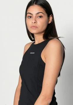 Calvin Klein Jeans MICRO BRANDINGTANK - Débardeur - Black -Calvin Klein Elegant Magasin d72b644b391b4106ac144a5d72bf27f7