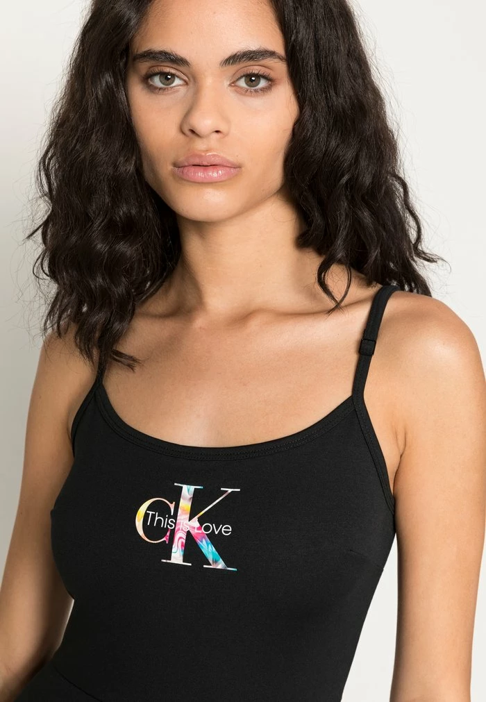 Calvin Klein Jeans PRIDE LOW BACK ROMPER - Combinaison - Black 5 Calvin Klein Jeans PRIDE LOW BACK ROMPER - Combinaison - Black – Image 5