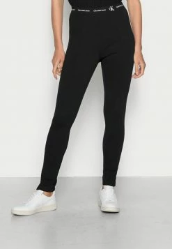 Calvin Klein Jeans LOGO ELASTIC MILANO - Legging - Black