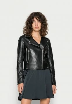 Calvin Klein Jeans BIKER JACKET - Veste En Similicuir - Black