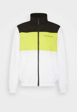 Calvin Klein Jeans BOLD COLORBLOCK JACKET - Veste De Survêtement - Bright White -Calvin Klein Elegant Magasin d9f2ad8eab5b485c9abf7012333d486e