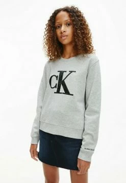 Calvin Klein Jeans Sweatshirt - Light Grey Heather