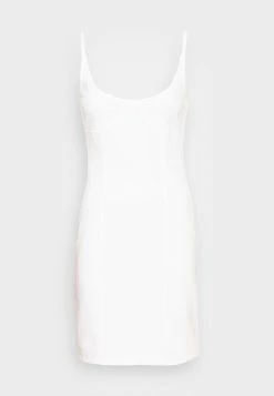 Calvin Klein Jeans PRIDE FEMININE SEAMING DRESS - Robe De Jour - Bright White -Calvin Klein Elegant Magasin db69a228487e42a8ae03398b23668b81