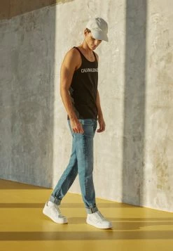 Calvin Klein Jeans CUPSOLE LACE UP BASKET - Baskets Basses - Bright White