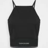 Calvin Klein Jeans MILANO SQUARE NECK STRAPPY - Débardeur - Black