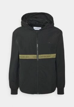 Calvin Klein Jeans CONTRAST TAPE - Veste Coupe-vent - Black