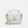 Calvin Klein Jeans MINIMAL MONOGRAM MINI TOP HANDLE - Sac à Main - Warm White/egshell