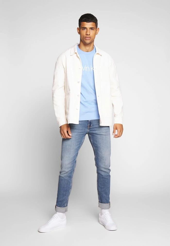 Calvin Klein Jeans SLIM TAPER - Jean Slim - Dark Blue 2 Calvin Klein Jeans SLIM TAPER - Jean Slim - Dark Blue – Image 2