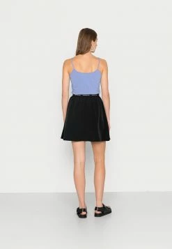 Calvin Klein Jeans REPEAT LOGO ELASTIC SKIRT - Minijupe - Black -Calvin Klein Elegant Magasin de6405339d4d41658aa106a157f91333