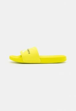 Calvin Klein Jeans SLIDE MONOGRAM - Mules - Lemon Lime