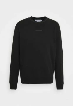 Calvin Klein Jeans LOGO CREW NECK UNISEX - Sweatshirt - Black -Calvin Klein Elegant Magasin de982bce75e34372a405207dfa3caa91