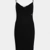 Calvin Klein Jeans STRAPPY TWISTED DRESS - Robe De Jour - Black