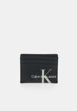 Calvin Klein Jeans SCULPTED MONO CARDHOLDER - Portefeuille - Black
