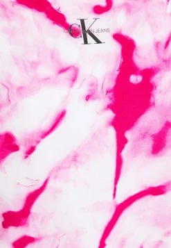 Calvin Klein Jeans MONOGRAM CAMI - Blouse - Cerise Marble -Calvin Klein Elegant Magasin e03fd5bfd30248b09db2095ee94a6635