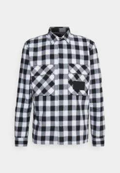 Calvin Klein Jeans CHECK SHIRT - Chemise - Black/bright White -Calvin Klein Elegant Magasin e15a1ecb07d04c0785bd8fecbb02b27c