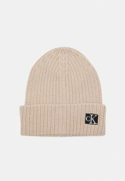 Calvin Klein Jeans MODERN ESSENTIALS BEANIE UNISEX - Bonnet - Beige