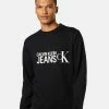 Calvin Klein Jeans SEASONAL INSTITUTIONAL - Sweatshirt - Ck Black