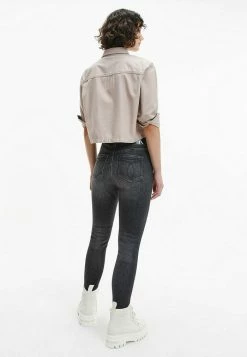 Calvin Klein Jeans Chemisier - Denim Medium -Calvin Klein Elegant Magasin e41238e2d5a045f4ae3de678bc677b1a