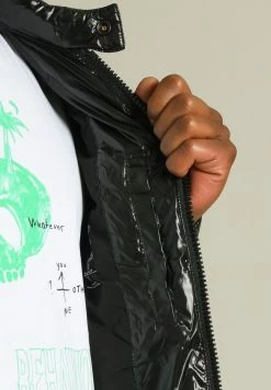 Calvin Klein Jeans MOTO - Veste D'hiver - Schwarz -Calvin Klein Elegant Magasin e442686cd1e8478fba5d09f77625ef8c