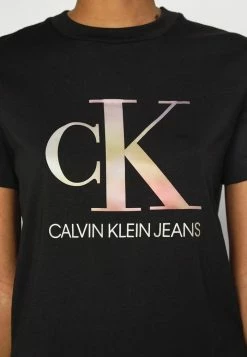 Calvin Klein Jeans BONDED BLURRED TEE - T-shirt Imprimé - Black 13 Calvin Klein Jeans BONDED BLURRED TEE - T-shirt Imprimé - Black -Calvin Klein Elegant Magasin e48462d0342846678c9d81b2f73faa66