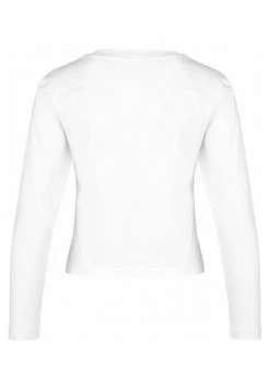 Calvin Klein Jeans SHRUNKEN INSTITUTIONAL TEE - T-shirt à Manches Longues - Bright White -Calvin Klein Elegant Magasin e50b3365b21d4b4db84663ccdb908364