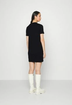 Calvin Klein Jeans MONOGRAM DRESS - Robe En Jersey - Black -Calvin Klein Elegant Magasin e65e076f249848649c9fd3c88ba55bef