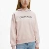 Calvin Klein Jeans BOXY LOGO - Sweat à Capuche - Delicate Rose
