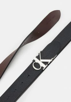 Calvin Klein Jeans MONO HARDWARE BUCKLE STRAPS 2 PACK - Ceinture - Black/bitter Brown -Calvin Klein Elegant Magasin e746972f4c3e458d9466ce1f83f4ae54