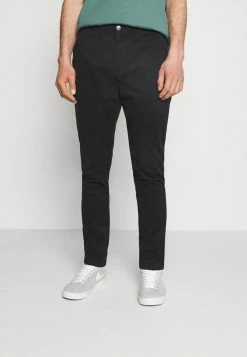 Calvin Klein Jeans WASHED SLIM CHINO PANT - Chino - Black