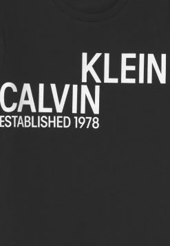 Calvin Klein Jeans HERO LOGO DRESS - Robe De Jour - Black -Calvin Klein Elegant Magasin e78fbf6d61ed40b494c38a586d5a4b35