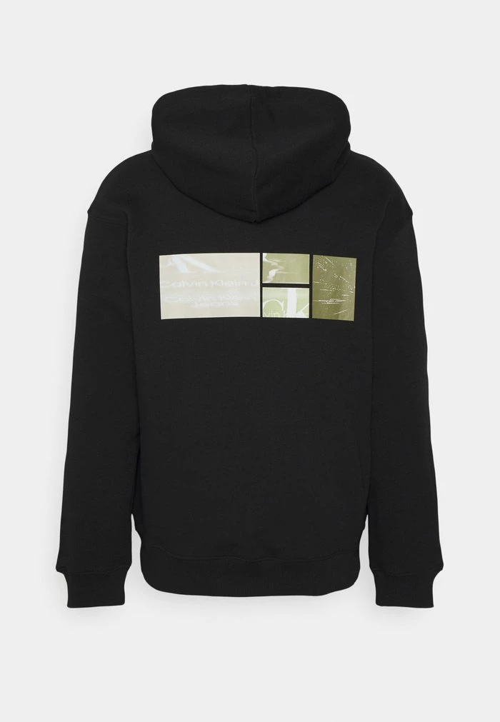 Calvin Klein Jeans ABSTRACT HOODIE UNISEX - Sweat à Capuche - Black 2 Calvin Klein Jeans ABSTRACT HOODIE UNISEX - Sweat à Capuche - Black – Image 2