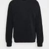 Calvin Klein Jeans INSTITUTIONAL WAFFLE - Sweatshirt - Black