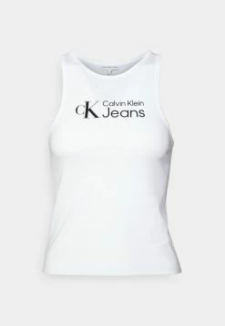 Calvin Klein Jeans URBAN LOGO TANK - Débardeur - Bright White
