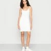 Calvin Klein Jeans PRIDE FEMININE SEAMING DRESS - Robe De Jour - Bright White