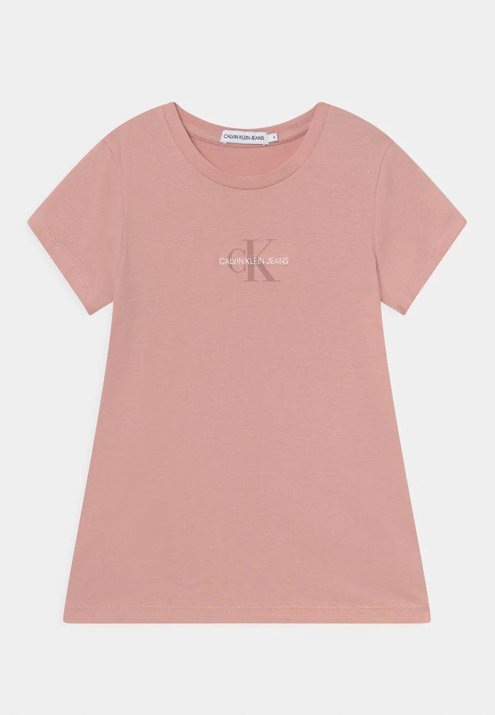 Calvin Klein Jeans MICRO MONOGRAM - T-shirt Basique - Delicate Rose 1 Calvin Klein Jeans MICRO MONOGRAM - T-shirt Basique - Delicate Rose