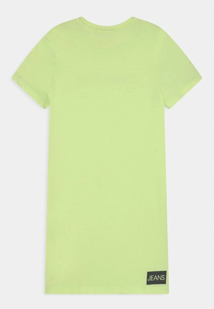 Calvin Klein Jeans INST LOGO - Robe En Jersey - Light Aloe 2 Calvin Klein Jeans INST LOGO - Robe En Jersey - Light Aloe – Image 2