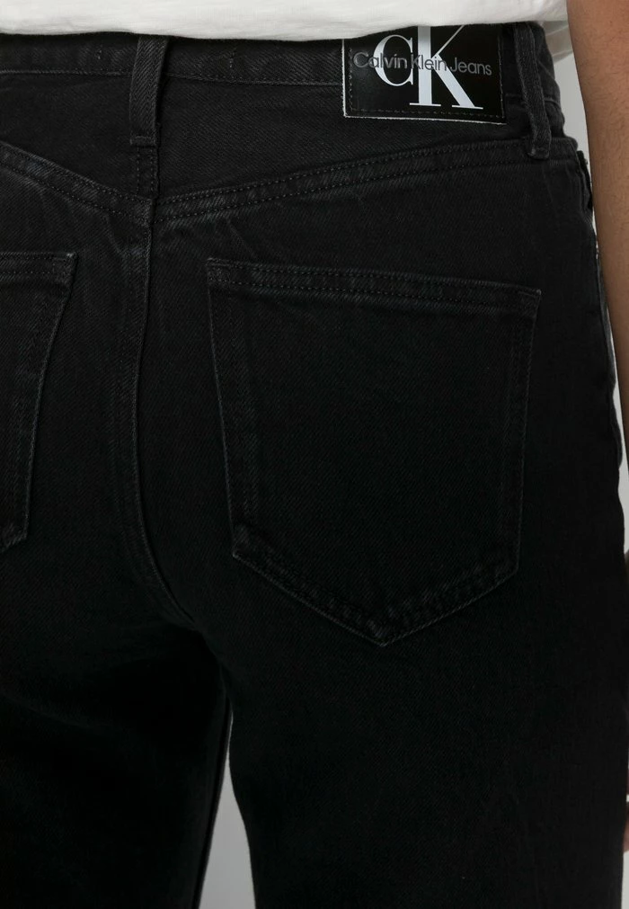 Calvin Klein Jeans HIGH RISE STRAIGHT ANKLE - Jean Droit - Denim Black 5 Calvin Klein Jeans HIGH RISE STRAIGHT ANKLE - Jean Droit - Denim Black – Image 5