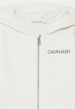 Calvin Klein Jeans INSTITUTIONAL LOGO ZIP-THROUGH UNISEX - Sweat à Capuche Zippé - Ivory 5 Calvin Klein Jeans INSTITUTIONAL LOGO ZIP-THROUGH UNISEX - Sweat à Capuche Zippé - Ivory -Calvin Klein Elegant Magasin eb4bad0d48a343bb9caca8a52a9e27b1