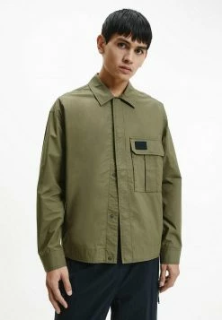 Calvin Klein Jeans Chemise - Burnt Olive -Calvin Klein Elegant Magasin eb760c448b0743b48466024dedc99a9f