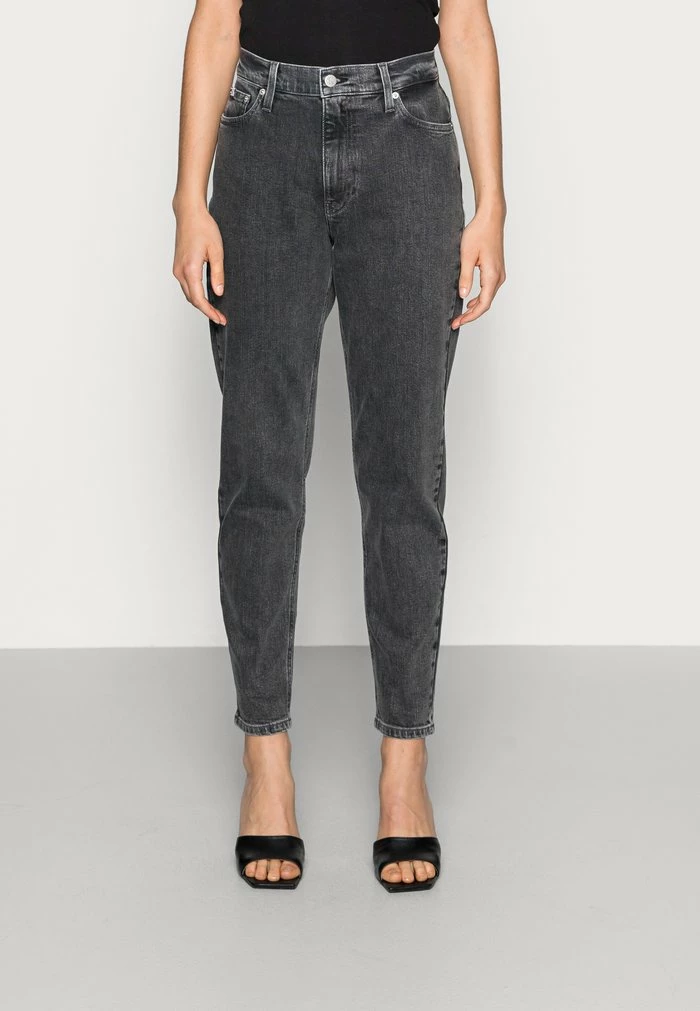 Calvin Klein Jeans MOM JEAN - Jean Slim - Grey 1 Calvin Klein Jeans MOM JEAN - Jean Slim - Grey