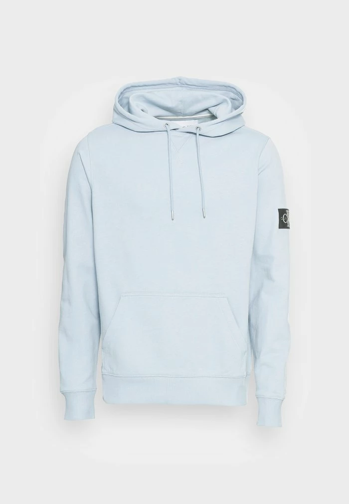 Calvin Klein Jeans MONOGRAM SLEEVE BADGE HOODIE - Sweat à Capuche - Bayshore Blue 4 Calvin Klein Jeans MONOGRAM SLEEVE BADGE HOODIE - Sweat à Capuche - Bayshore Blue – Image 4
