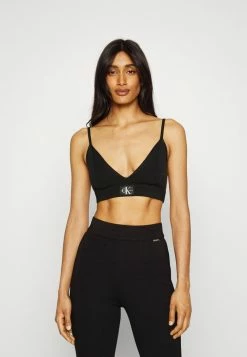 Calvin Klein Jeans BADGE RALETTE - Débardeur - Black -Calvin Klein Elegant Magasin eeb2f23818924f79a58d184ced4e19e4