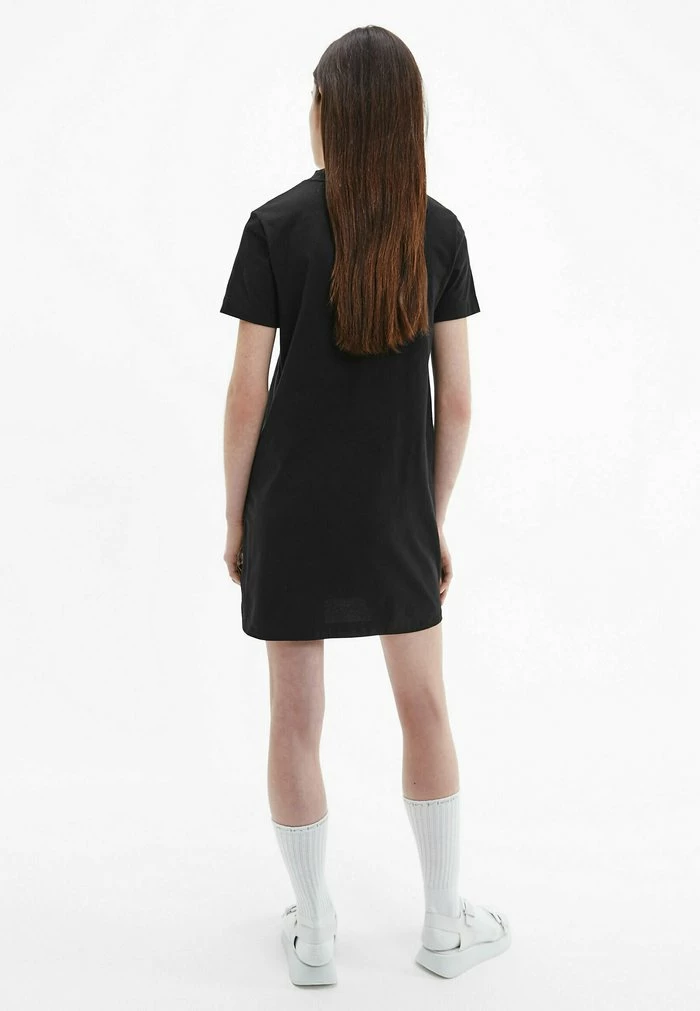 Calvin Klein Jeans Robe En Jersey - Ck Black 3 Calvin Klein Jeans Robe En Jersey - Ck Black – Image 3