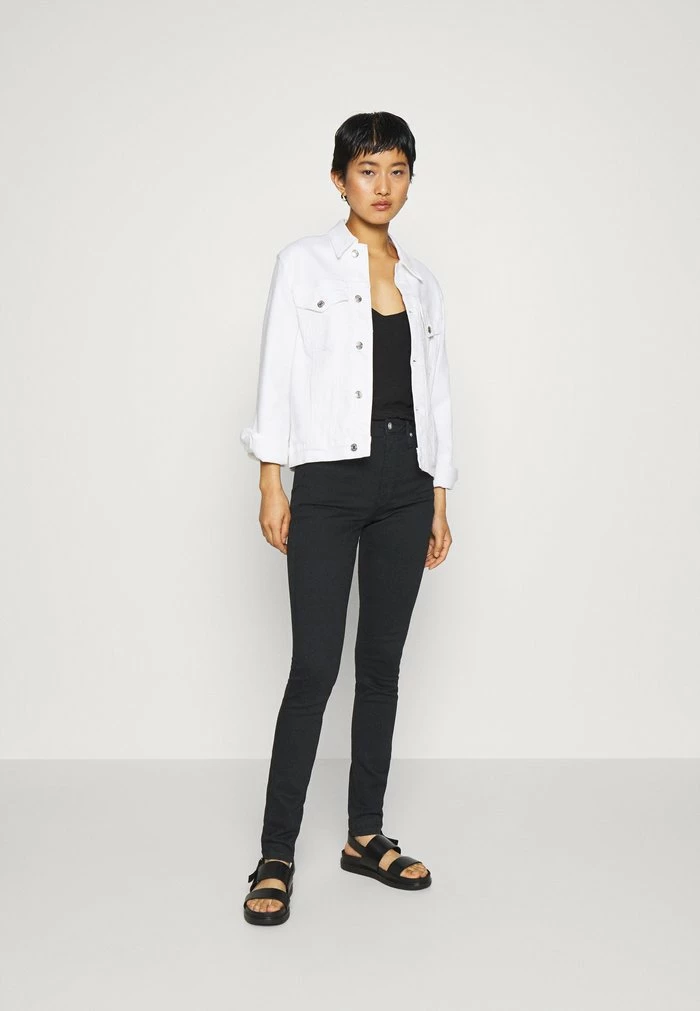 Calvin Klein Jeans HIGH RISE SKINNY - Jeans Skinny - Black Denim 2 Calvin Klein Jeans HIGH RISE SKINNY - Jeans Skinny - Black Denim – Image 2