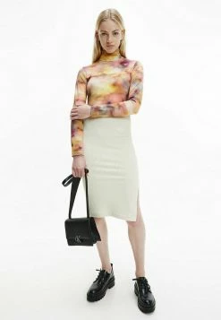 Calvin Klein Jeans Jupe Crayon - Off White