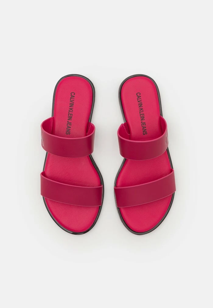 Calvin Klein Jeans FLAT TWO STRAPS - Mules - Cerise 6 Calvin Klein Jeans FLAT TWO STRAPS - Mules - Cerise – Image 6