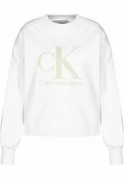 Calvin Klein Jeans GEL MONOGRAM - Sweatshirt - Bright White