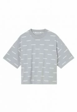 Calvin Klein Jeans ALL OVER PRINT TEE - T-shirt Imprimé - Institutional Logo Aop Marble Grey -Calvin Klein Elegant Magasin f0f809f7717d40bcb06cfc92b62a9a99