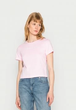 Calvin Klein Jeans SHRUNKEN INSTITUTIONAL BABY TEE - T-shirt Imprimé - Bella